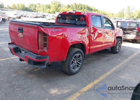 2020 Chevrolet Colorado 4Wd Short Box Wt из США, поврежденный, VIN 1GCGTBENXL1102670